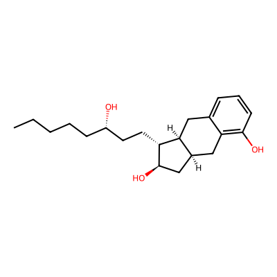Chemical structure of Descarboxymethyl Treprostinil